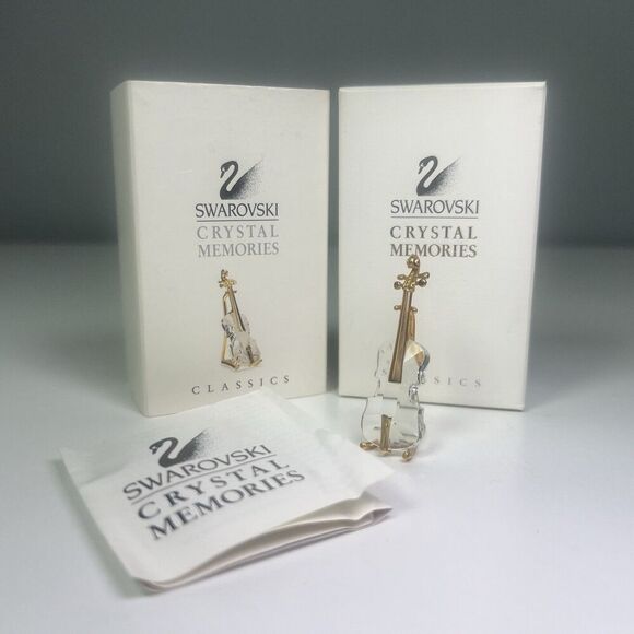 Swarovski Violin w/ stand - item 173366 / 9460000019 in Original Box - Picture 1 of 6